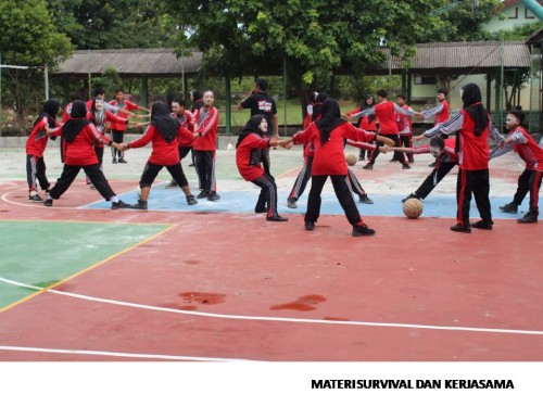 LATIHAN DASAR KEPEMIMPINAN OSIS MASA BAKTI 2021-2022