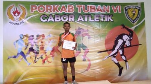 MUHAMMAD MAFTUKIN (9A), JUARA LOMPAT JAUH PUTRA PORKAB TUBAN 2021