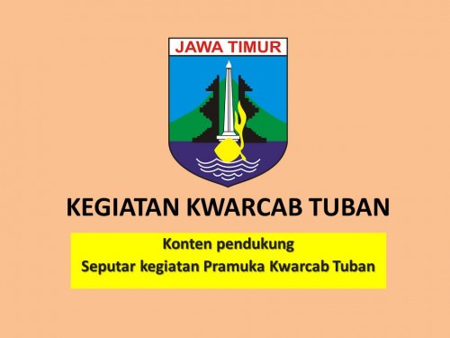 SEPUTAR KEPRAMUKAAN KWARCAB TUBAN