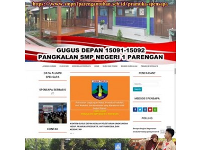 LOMBA WEBSITE KWARDA JATIM DIIKUTI GUDEP SMP NEGERI 1 PARENGAN